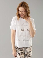 Lisette Lisette Amari T-shirt with Embroidered Words