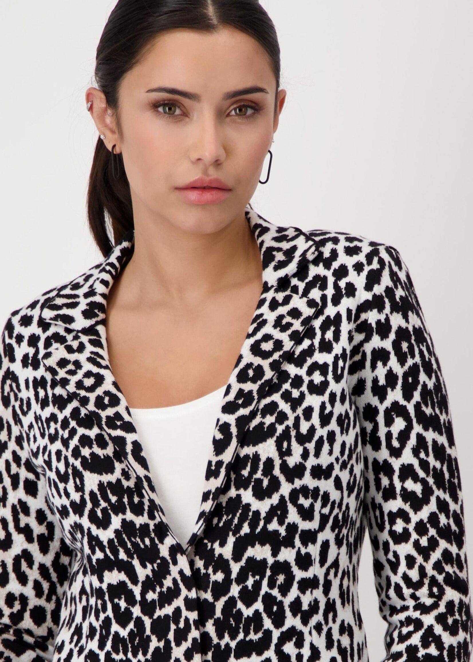 Monari Monari Leopard Print Blazer