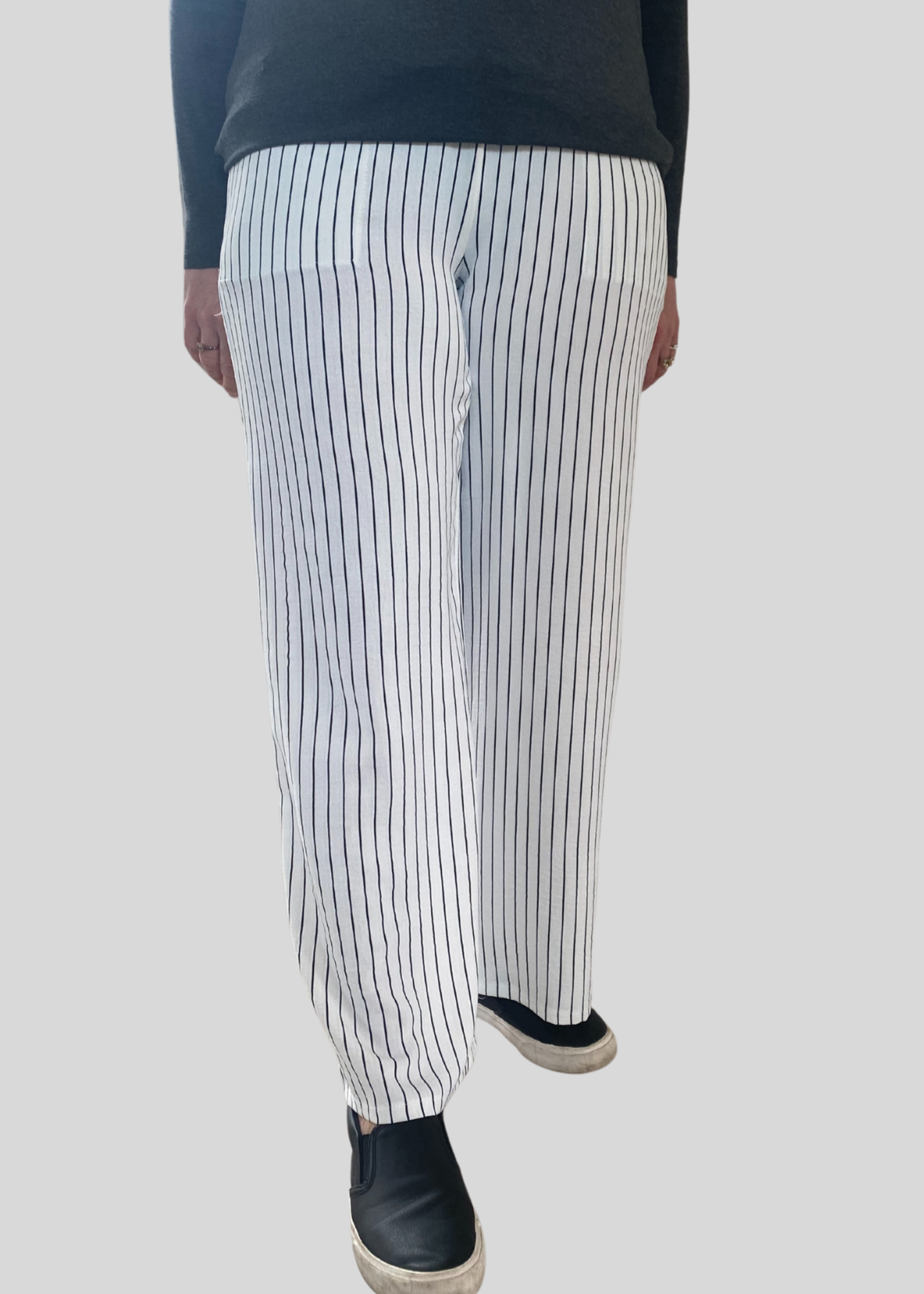 PURE Pure Striped Pull On Pant