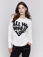 Charlie B Charlie B All We Need Is Love Sweater