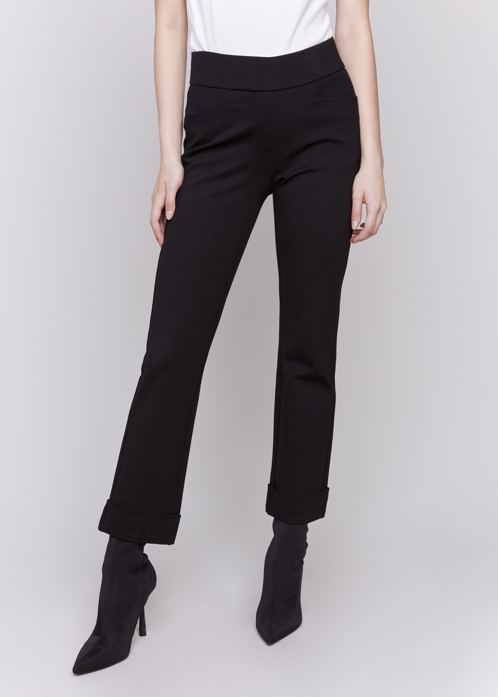 Charlie B Charlie B Cuffed Pull On Pant