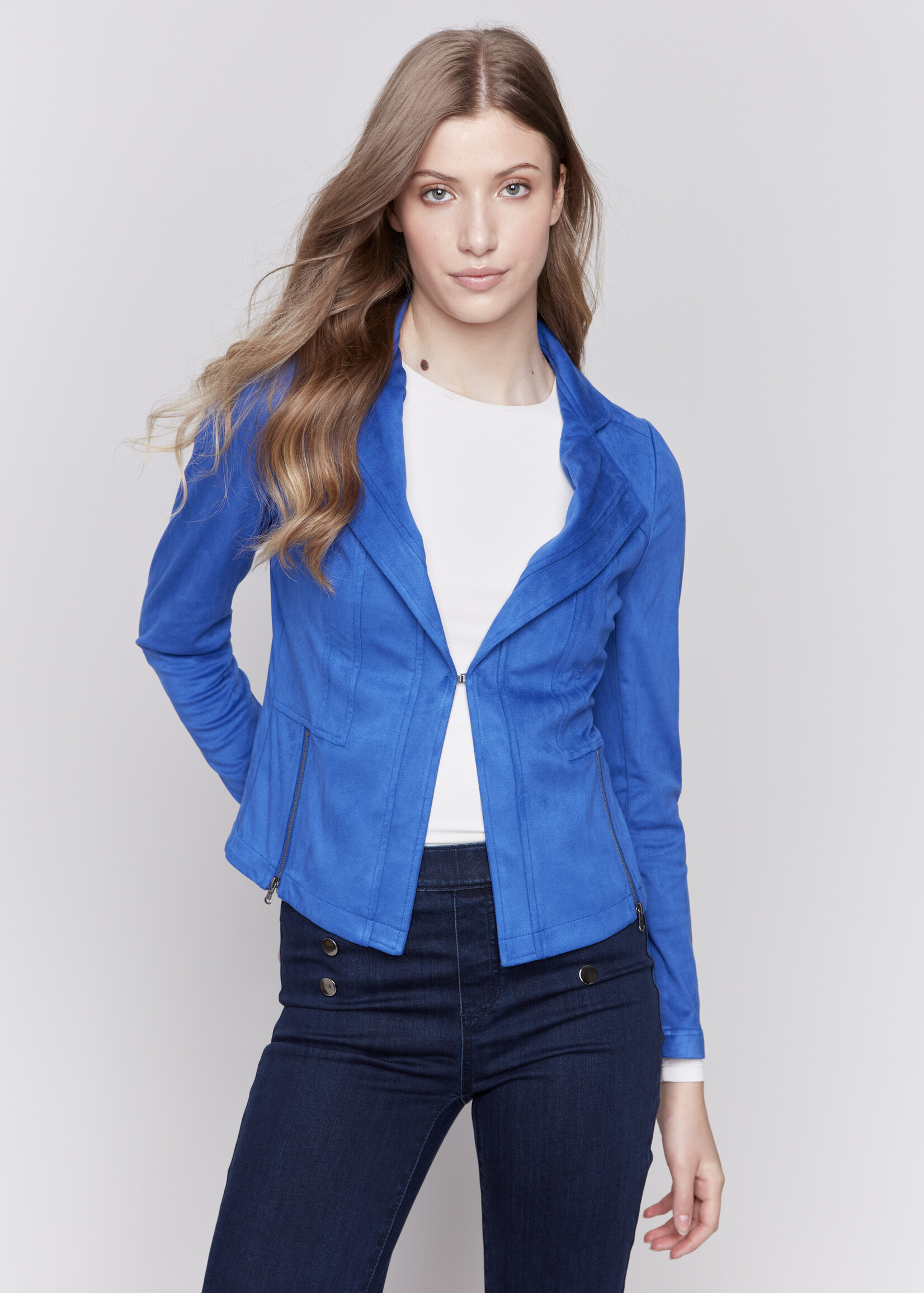 Charlie B Charlie B Faux Suede Jacket