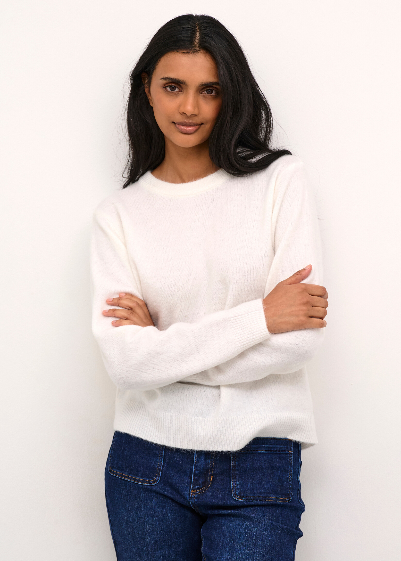 Kaffe KAmalene Open Back Sweater
