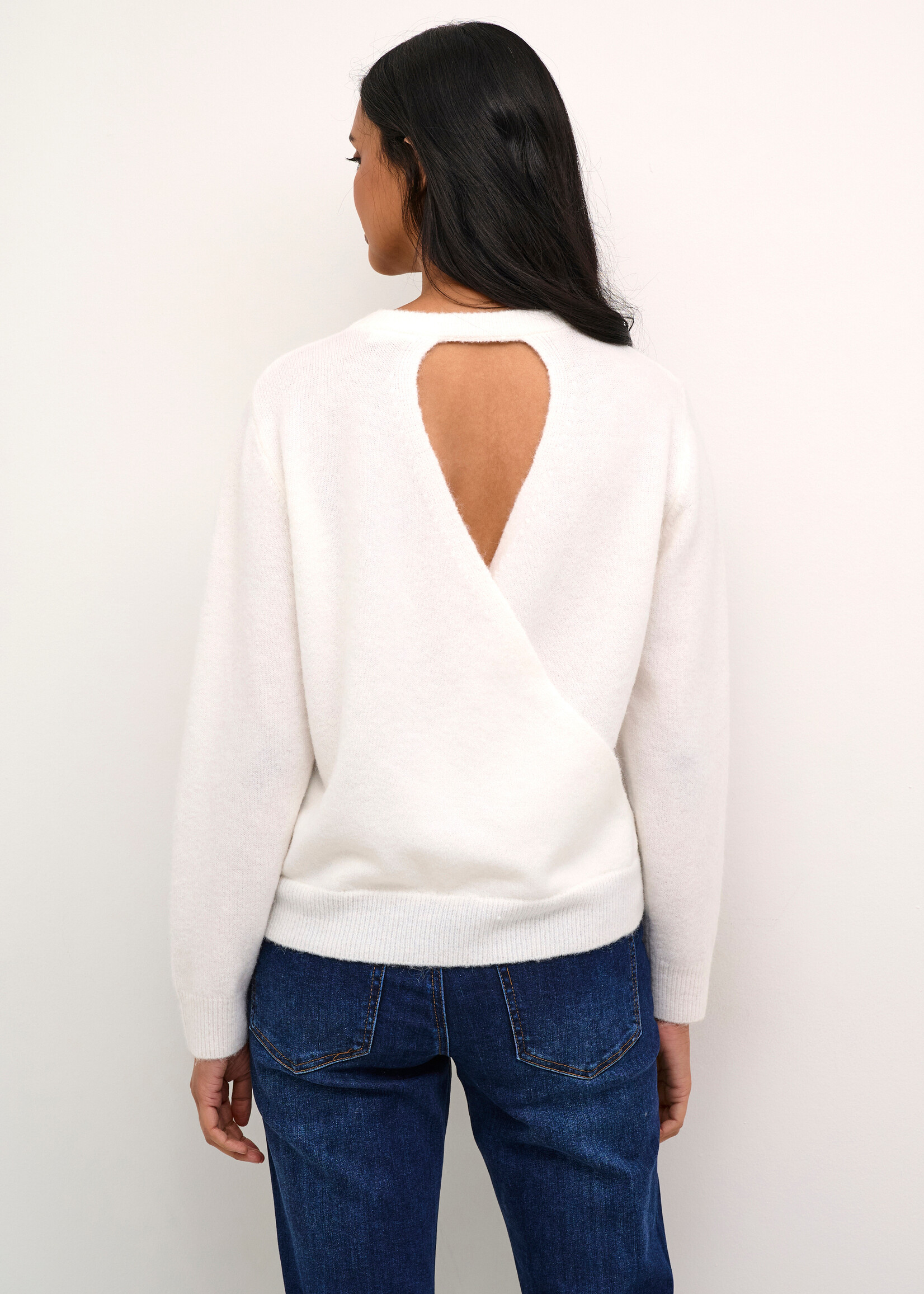 Kaffe KAmalene Open Back Sweater
