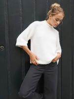 Kaffe KAemilie 3/4 Sleeve Mock Neck Sweater