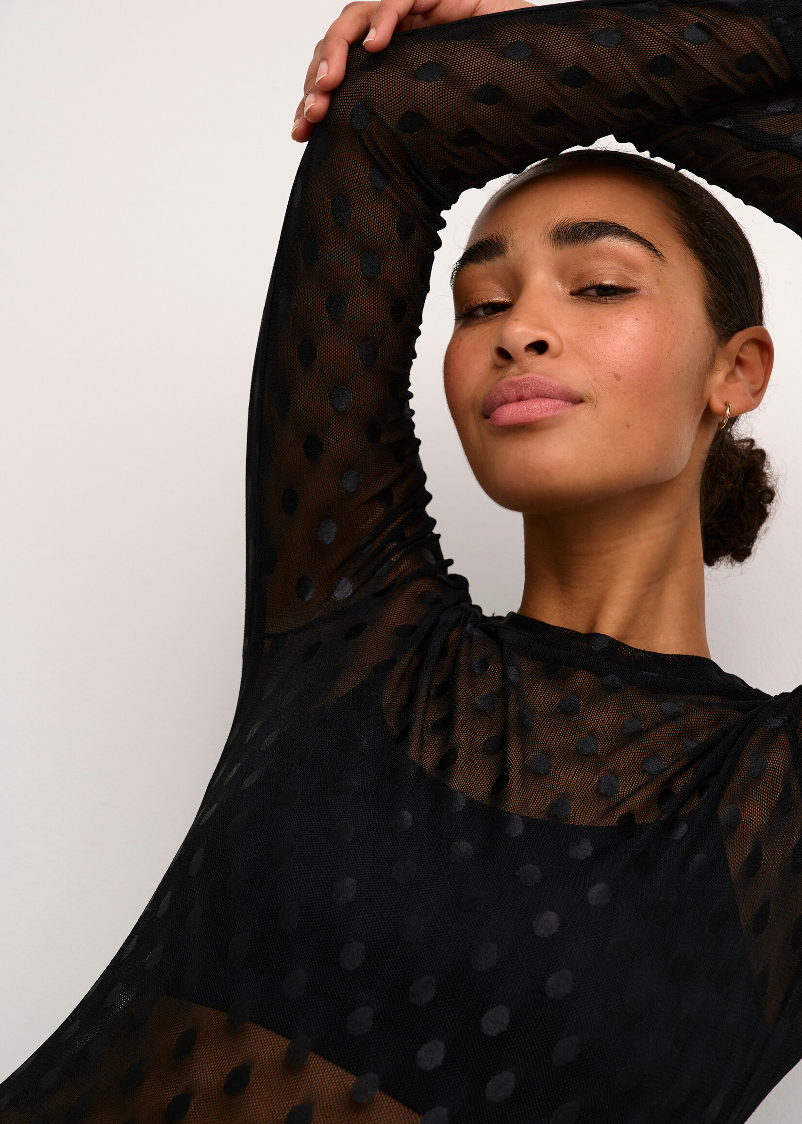 Kaffe Amina Polka Dot Sheer Base Layer
