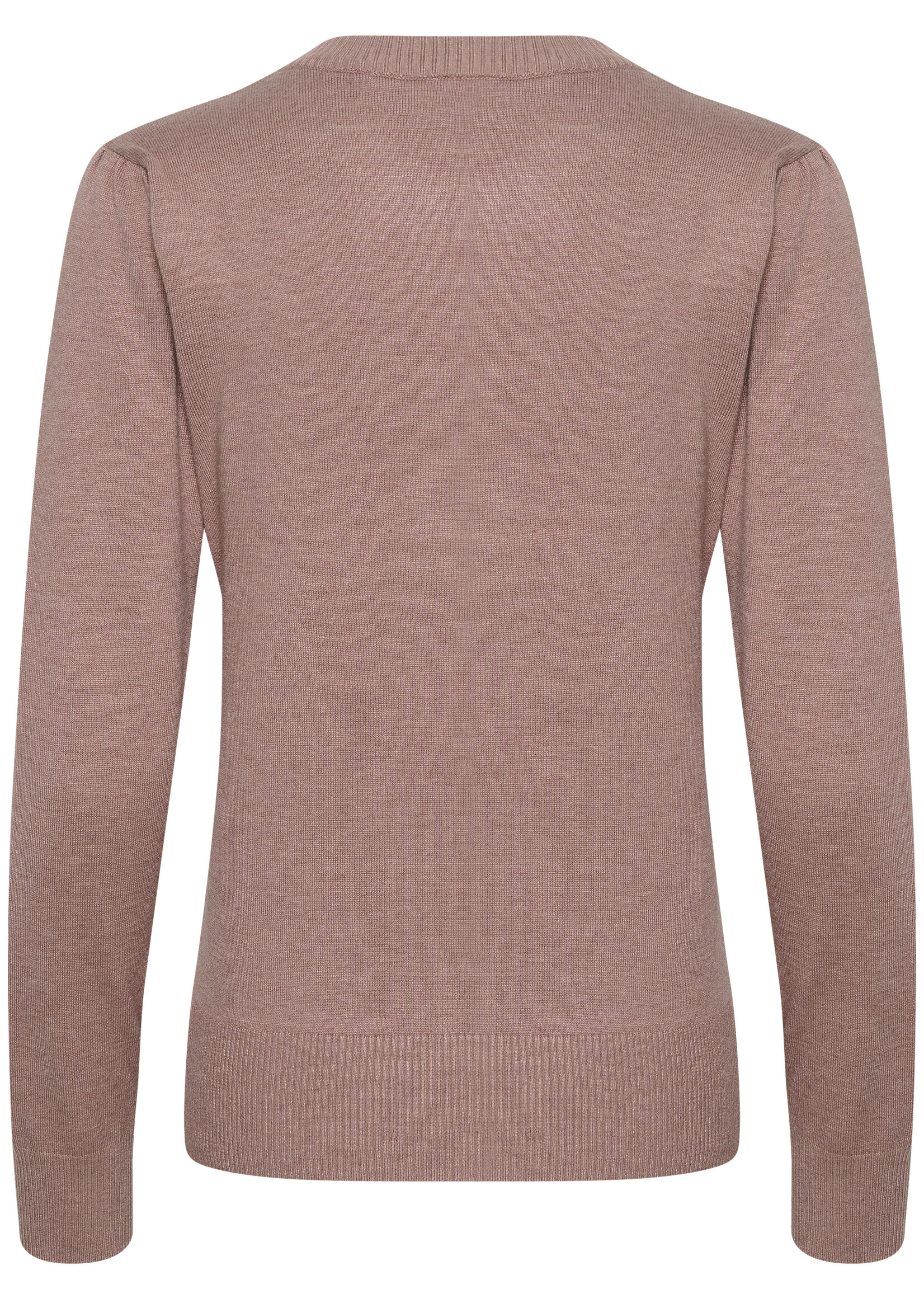 Saint Tropez Saint Tropez Mila Ruched Sleeve Crew Sweater