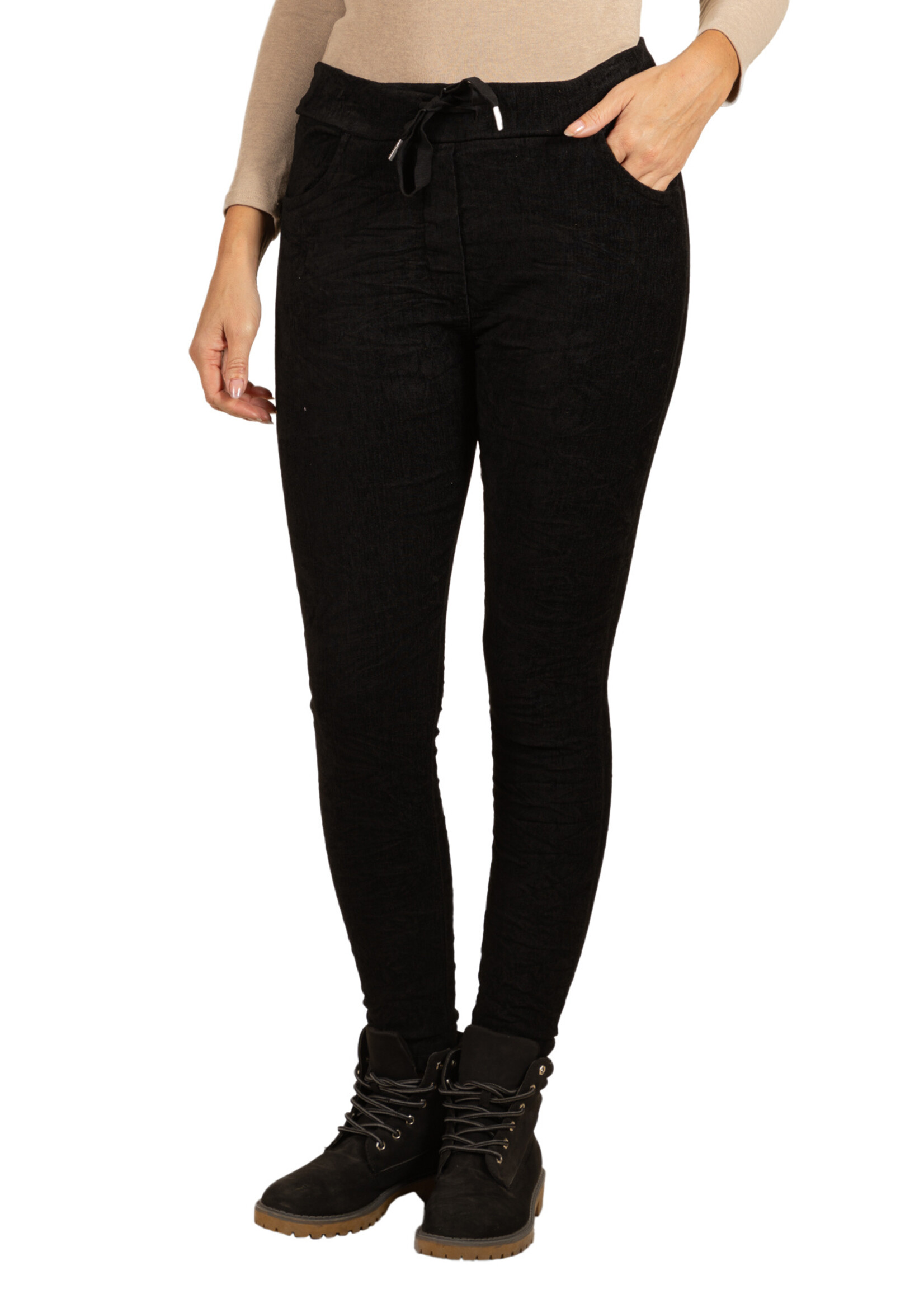 Angela Mara Angela Mara Pull On Corduroy Athleisure Pant
