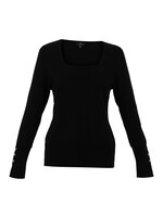 Marble Fashion Designs Marble Square Neck Sweater