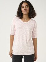 Kaffe Kaffe Liz Animal Print Short Sleeve Sweater