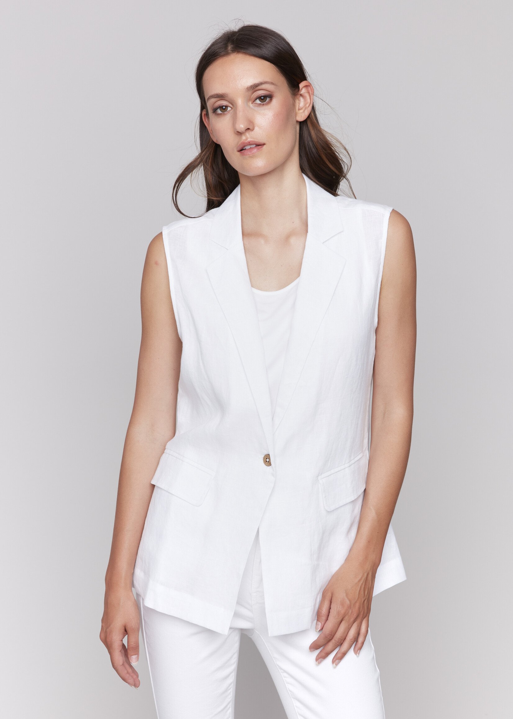 Charlie B Charlie B Linen Vest