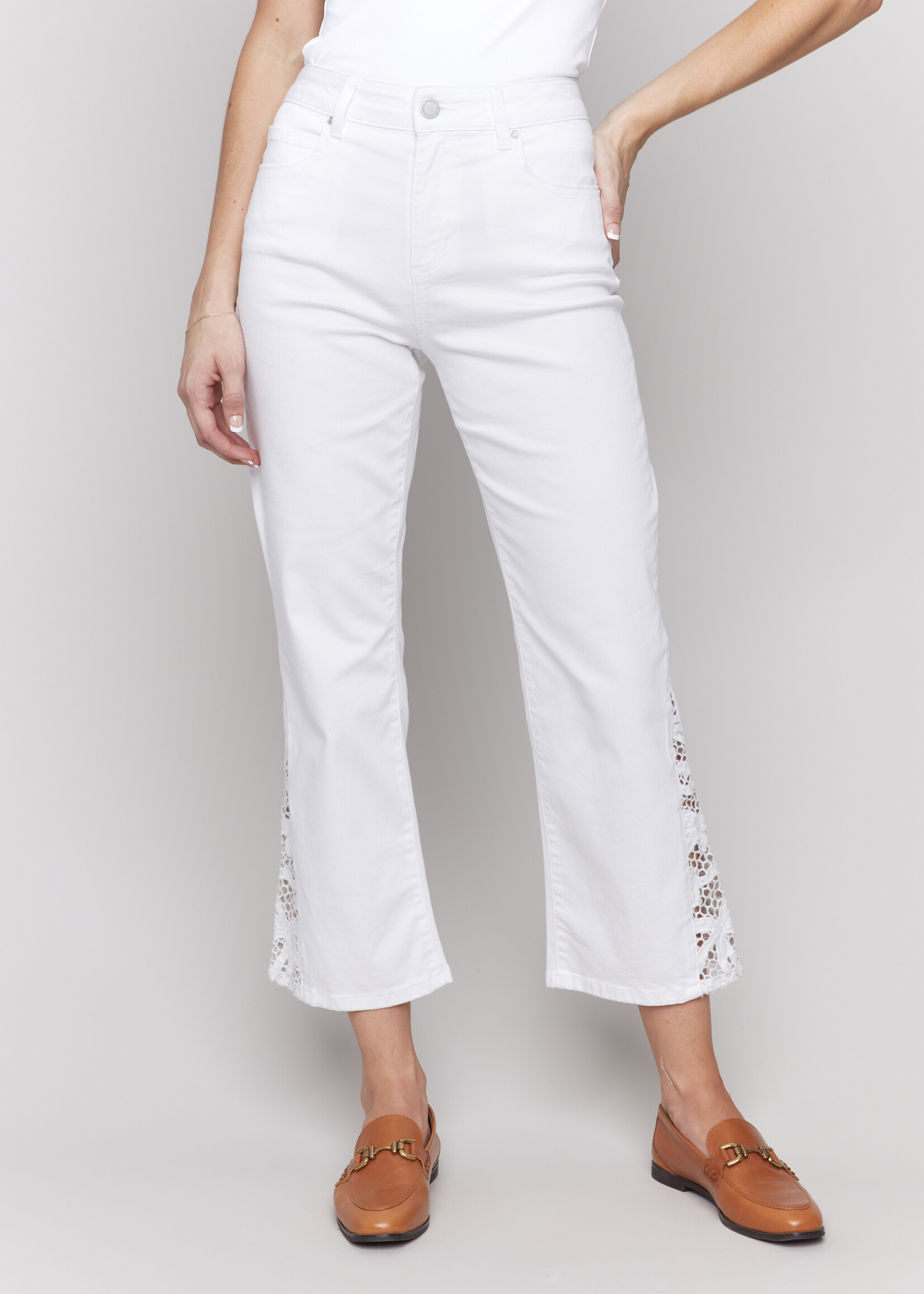 Charlie B Charlie B Side Lace Cut Out Pant