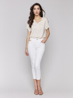 Charlie B Charlie B Gold Detail Slim Pant