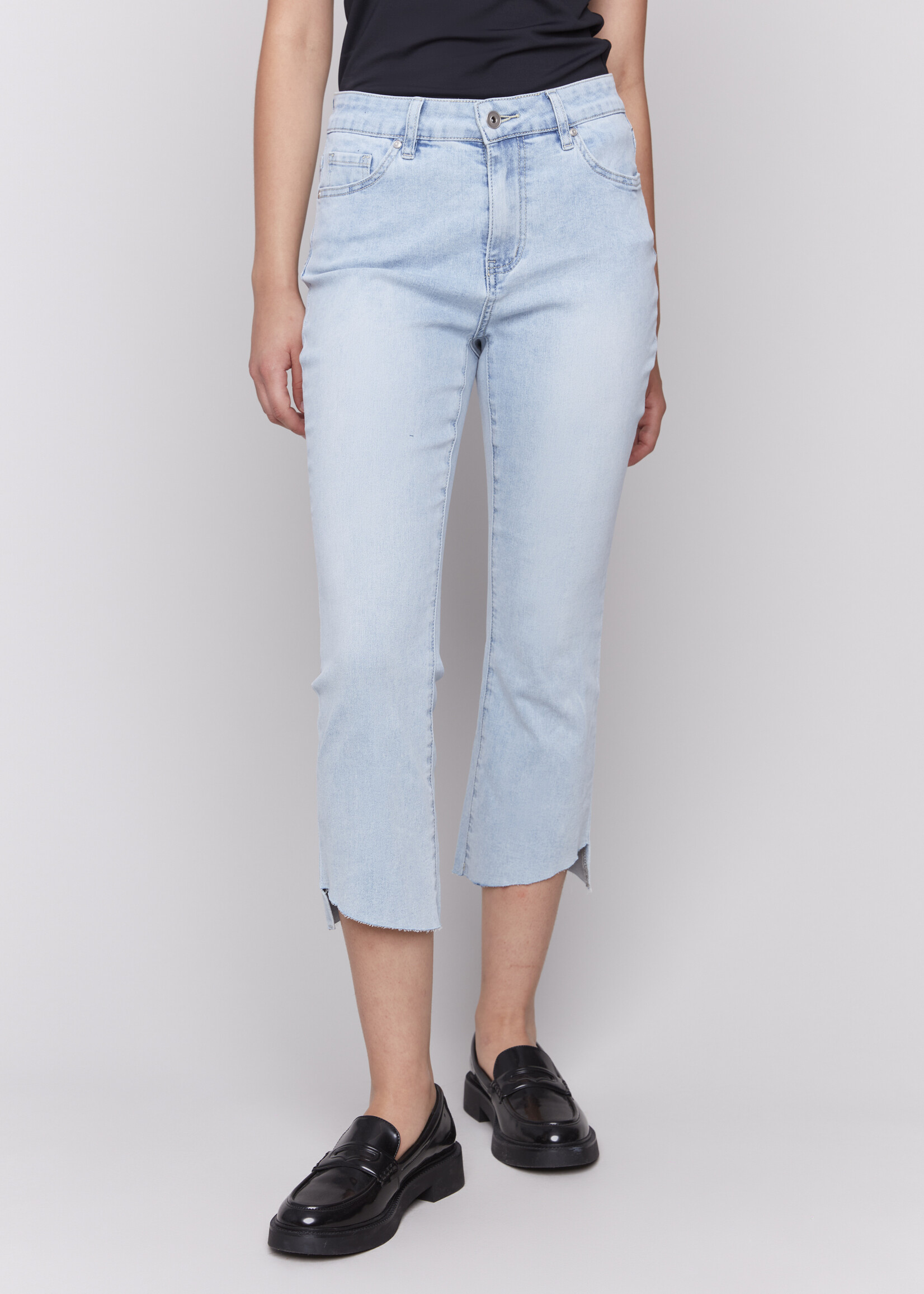 Charlie B Charlie B  Raw Edge Flare Jean