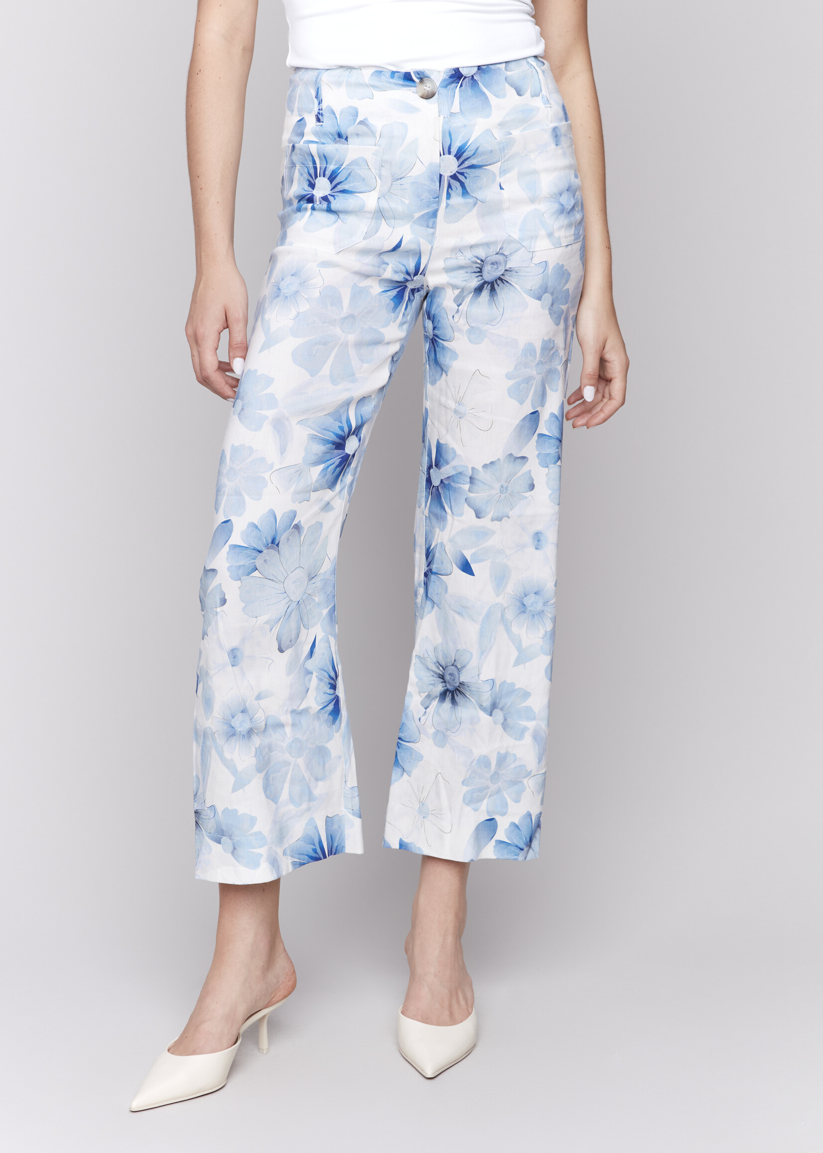 Charlie B Charlie B Patch Pocket Cropped Pant