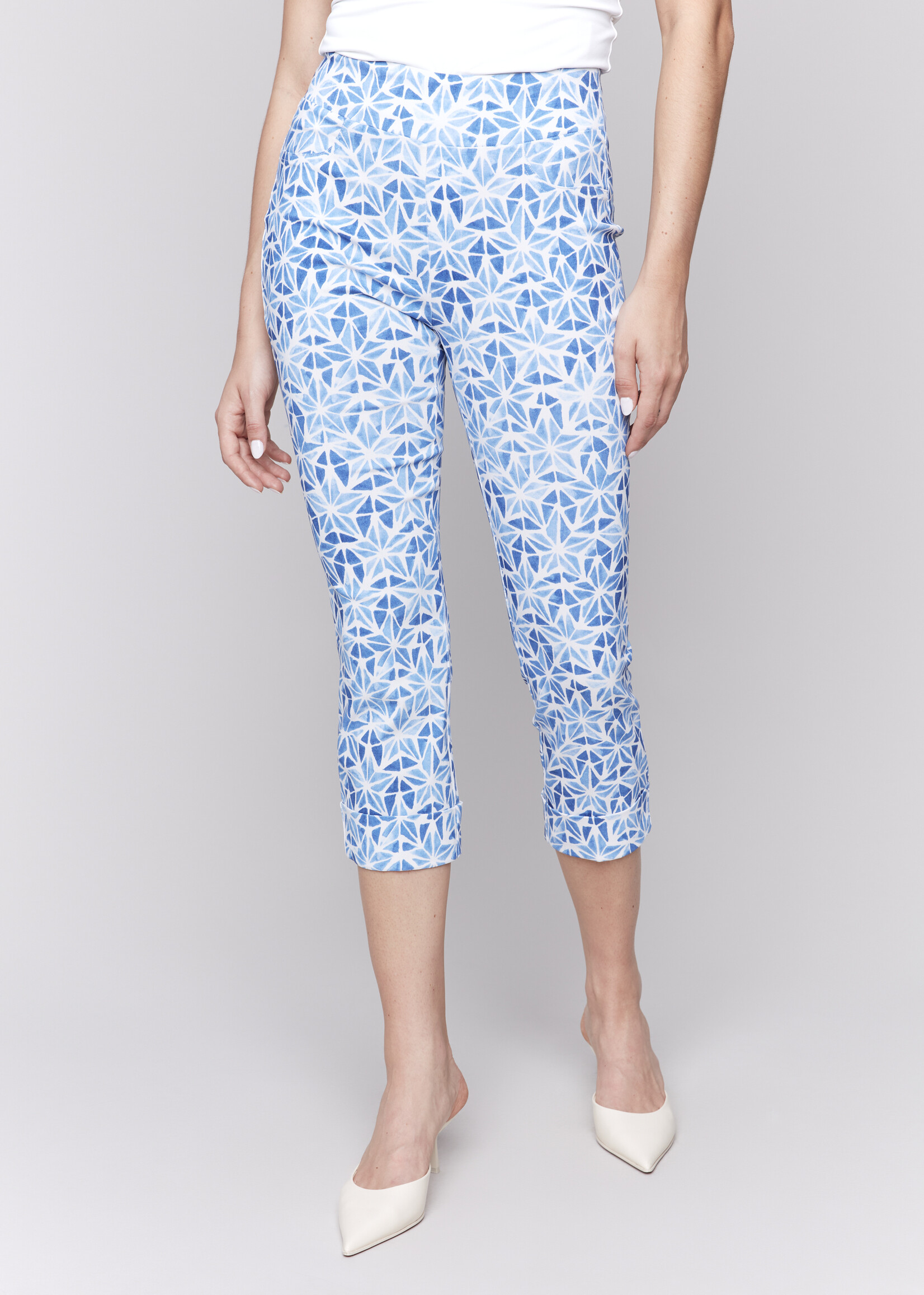 Charlie B Charlie B Pull On Cuffed Crop Pant