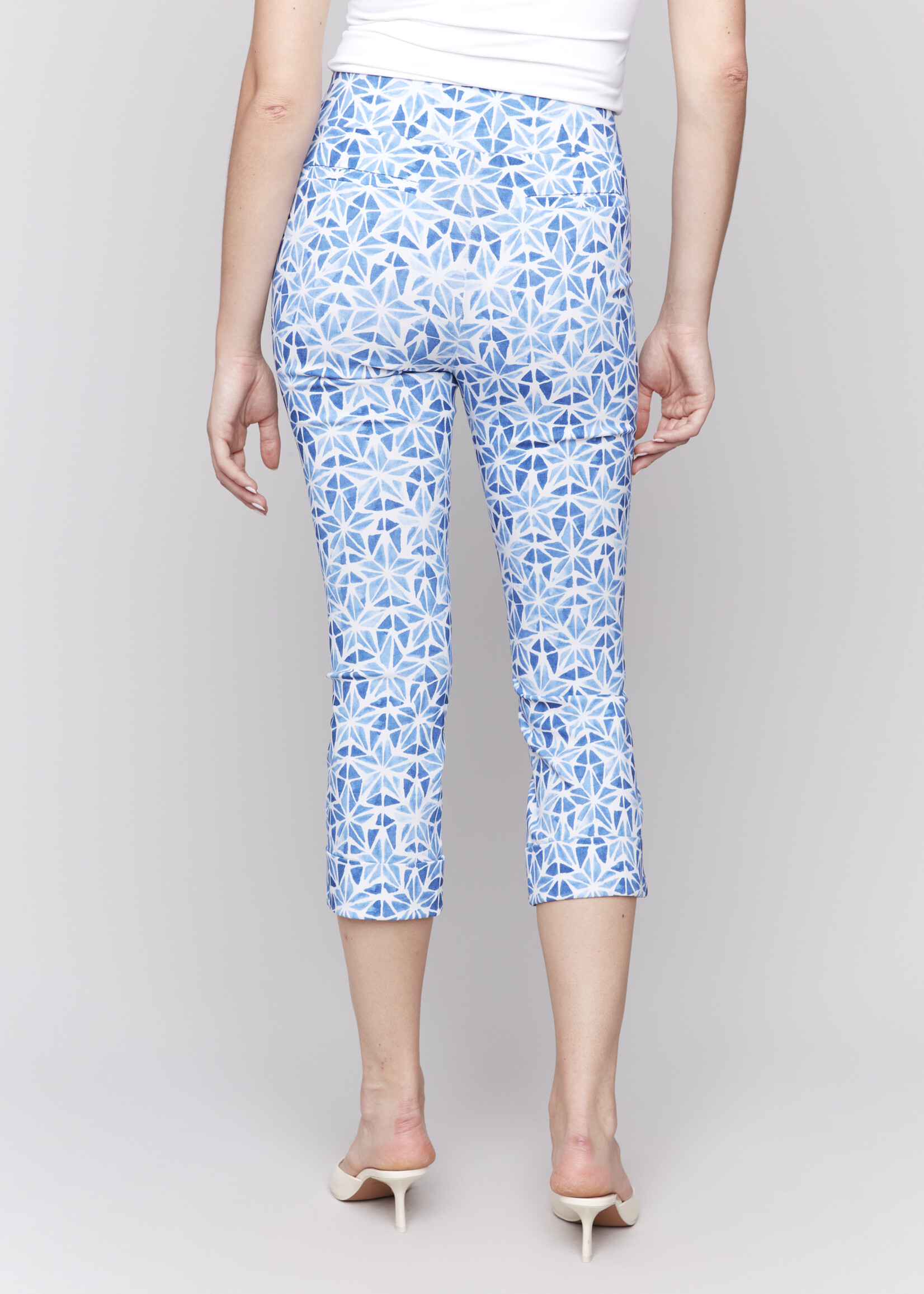 Charlie B Charlie B Pull On Cuffed Crop Pant