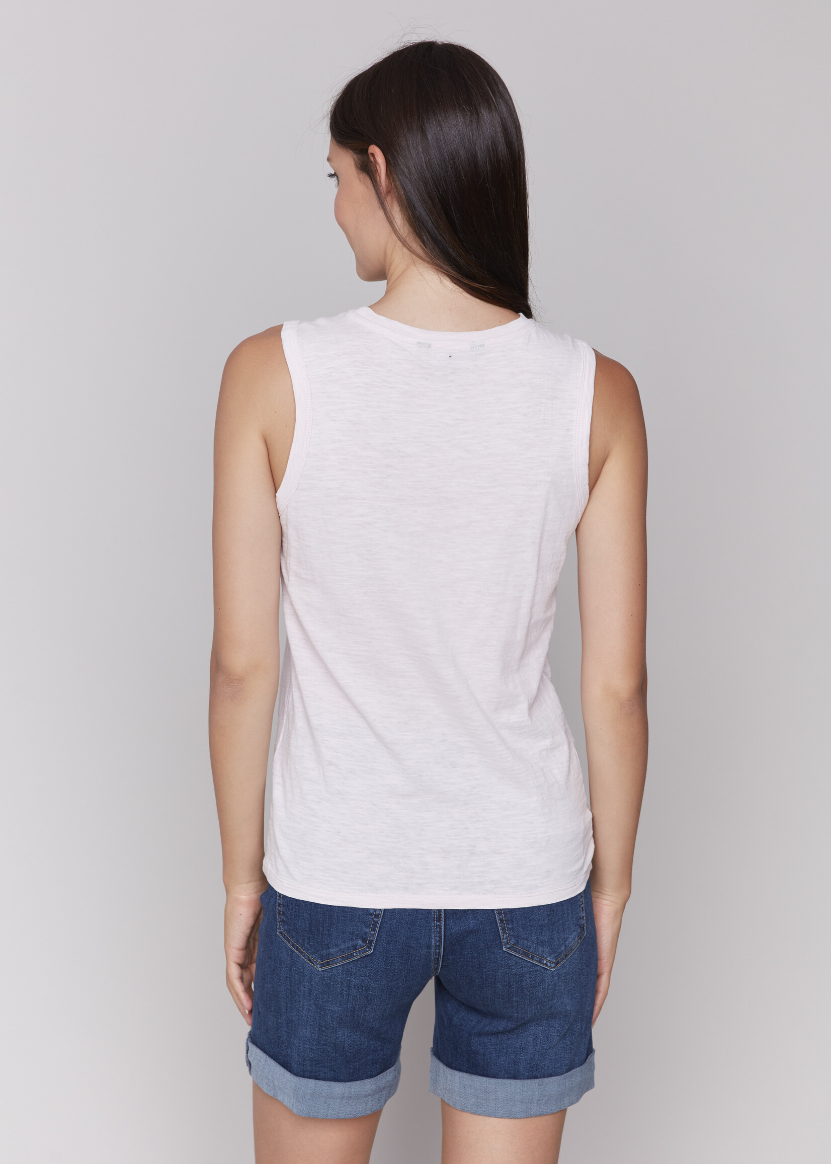 Charlie B Charlie B Sleeveless Top with Heart