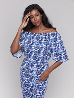 Charlie B Charlie B Printed Off Shoulder Top