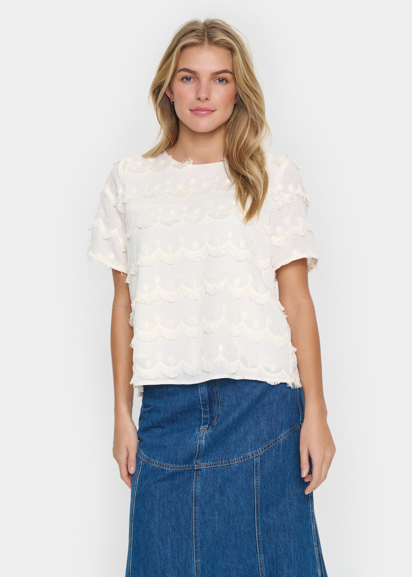 Saint Tropez Saint Tropez Johanette Eyelash Top