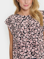 Saint Tropez Saint Tropez Bianca Flutter Cap Sleeve Top