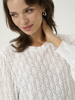 Kaffe Kaffe Tio Lace Mock Neck Blouse