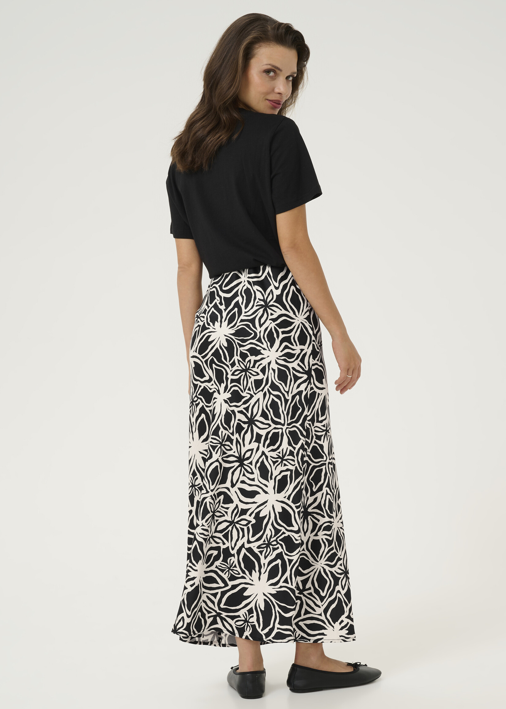 Kaffe Kaffe Vera Floral Print Skirt
