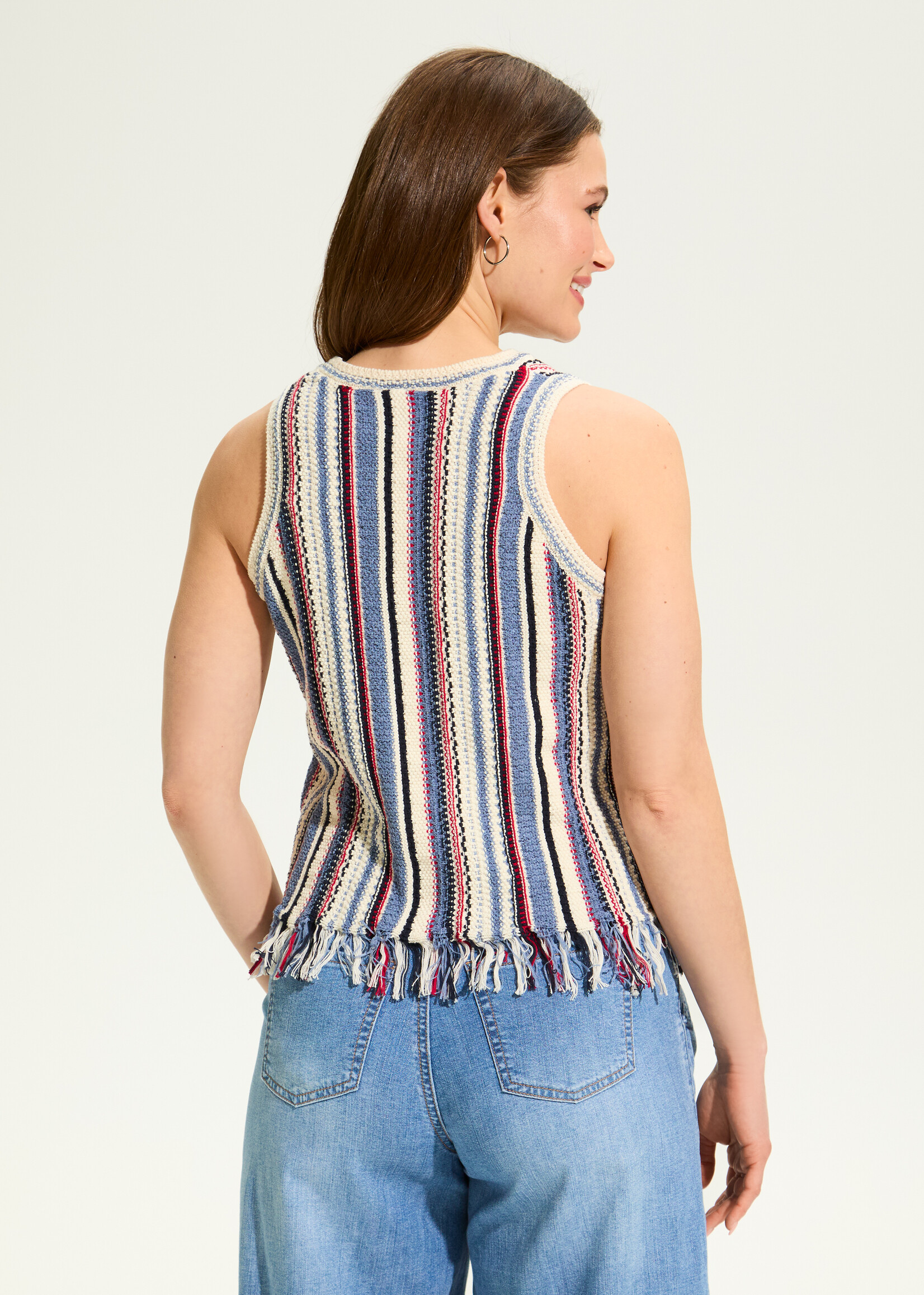 French Dressing Jeans FDJ Vertical Stripe Cami