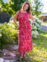 Rien Ne Se Perd Rien ne se Perd Tango Leaf Print Maxi Dress