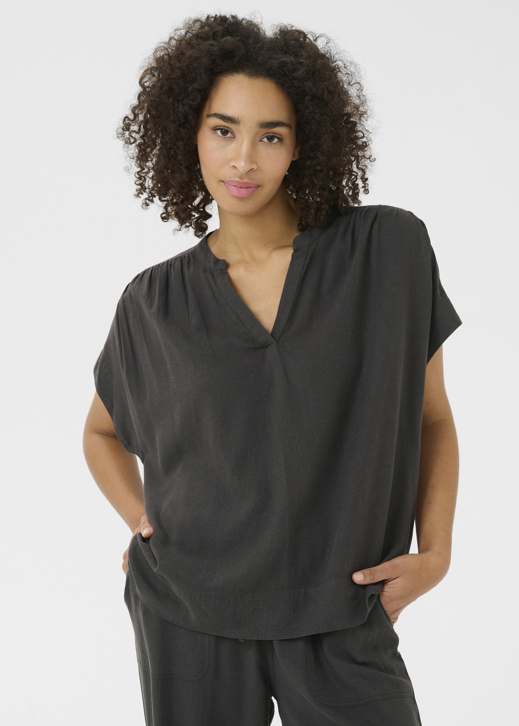 Kaffe Kaffe Milia Cap Sleeve Top