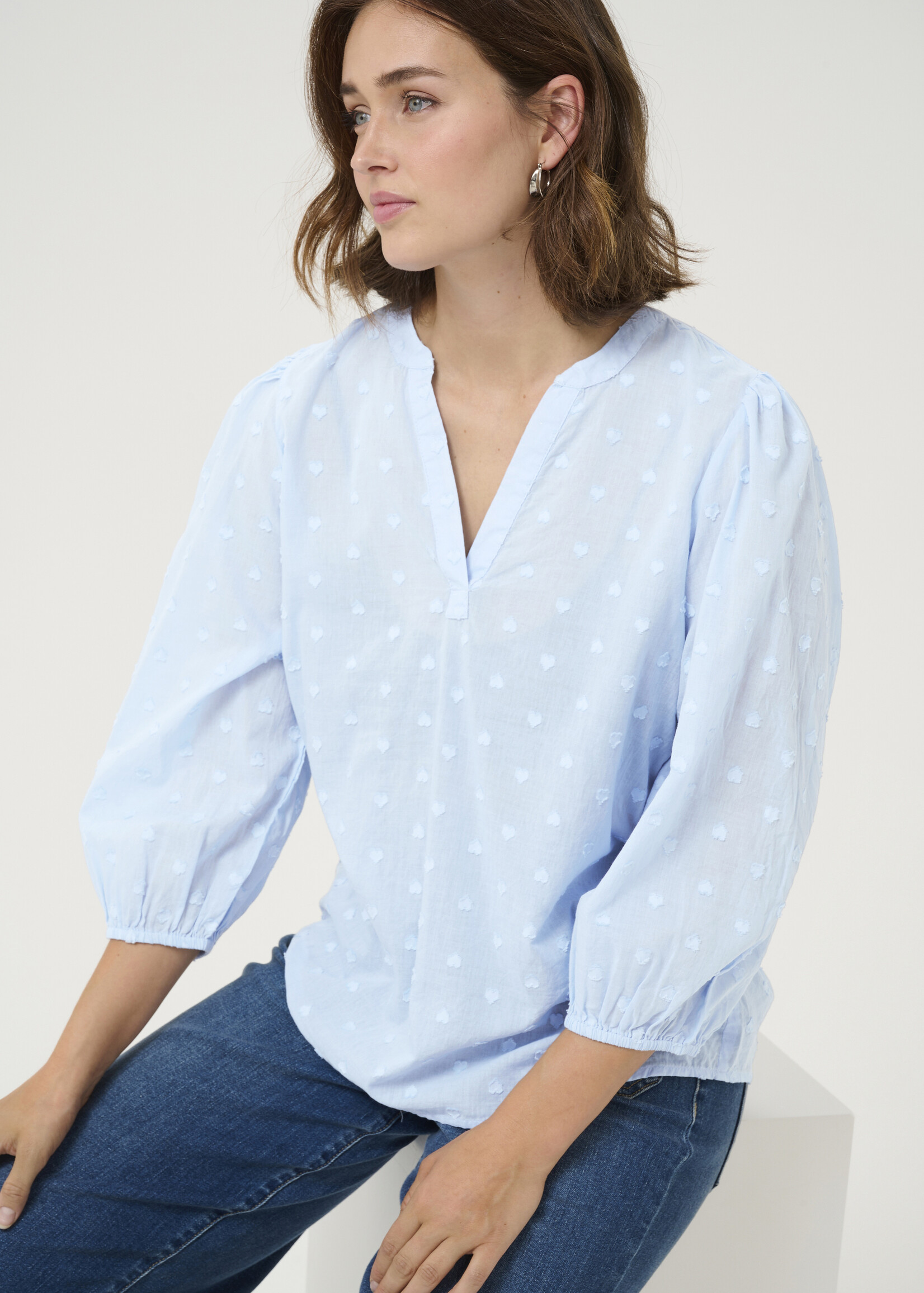 Kaffe Kaffe Jollia Embroidered Hearts