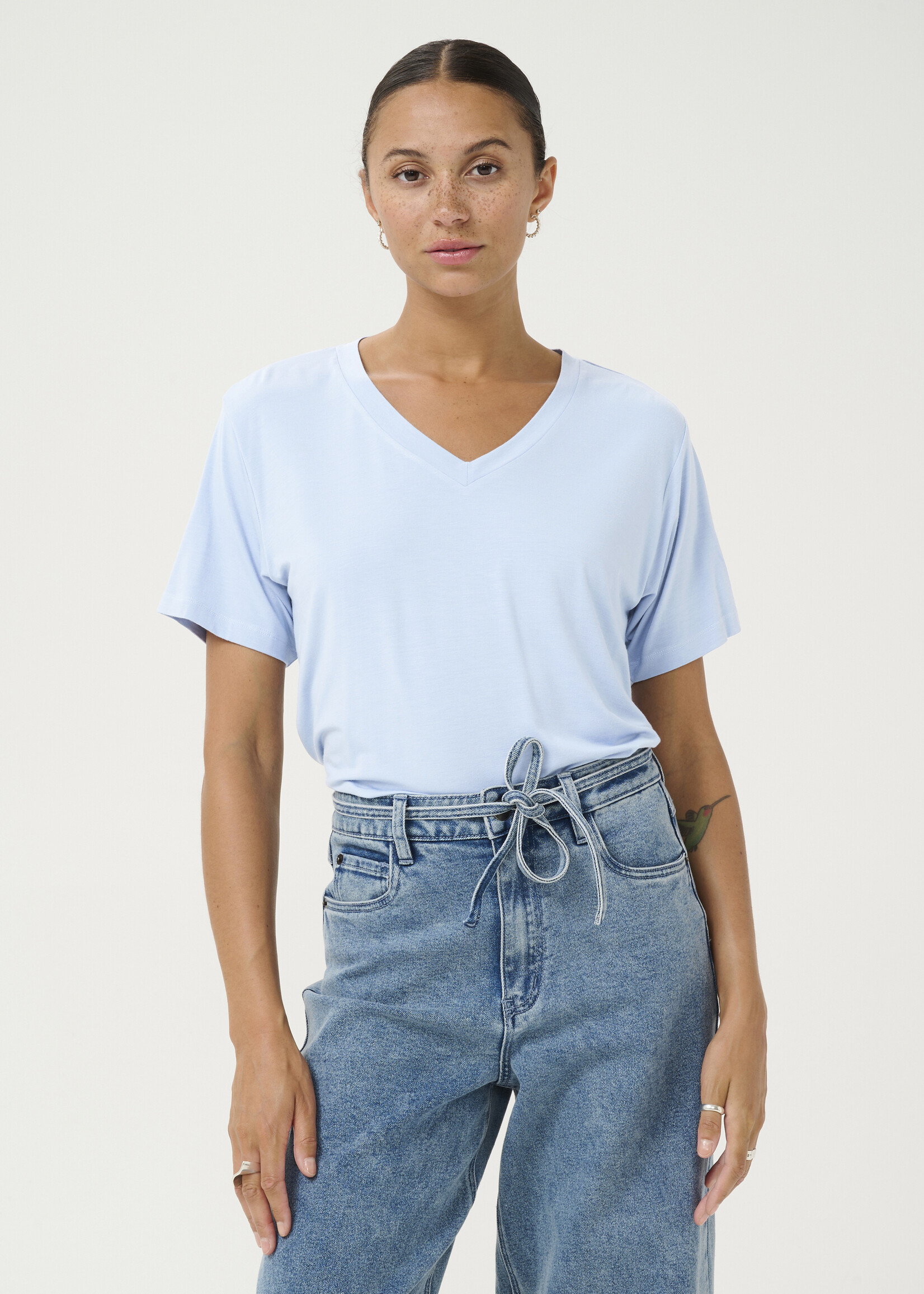 Kaffe Kaffe Frida V-neck T-Shirt