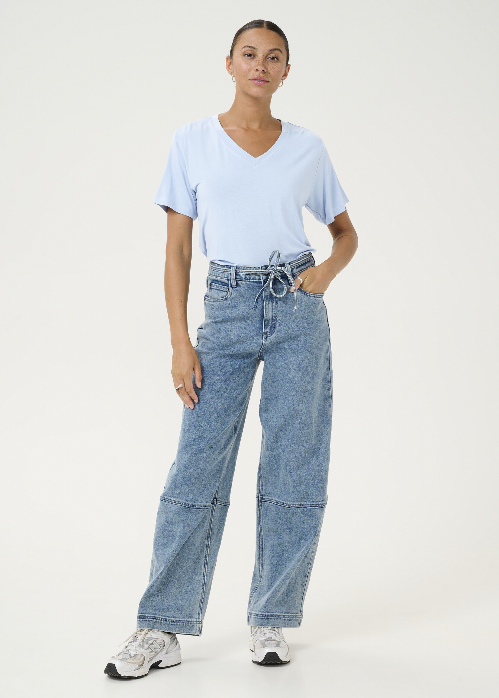 Kaffe Kaffe Frida V-neck T-Shirt