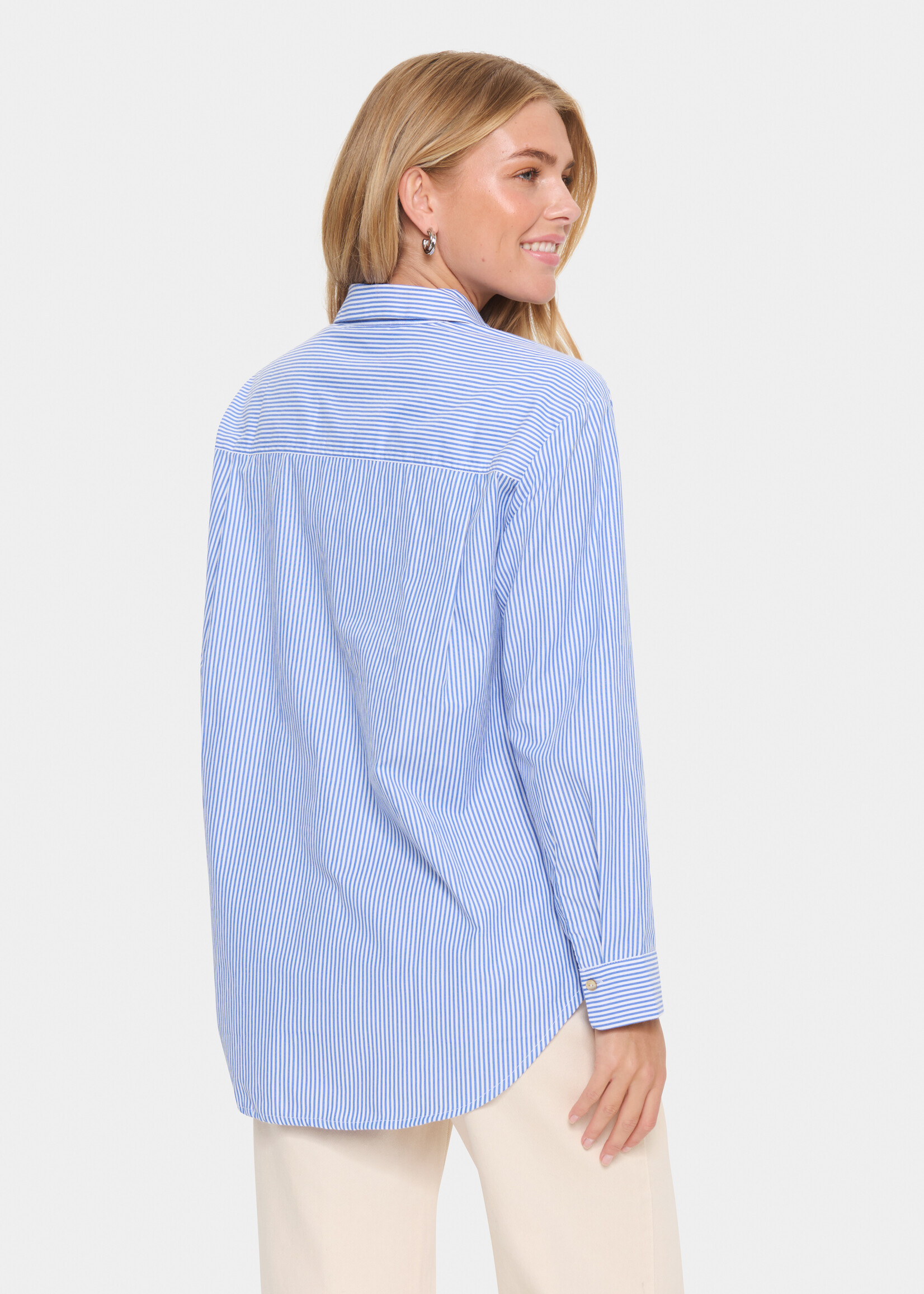 Saint Tropez Saint Tropez Juno Jewelled Striped Shirt