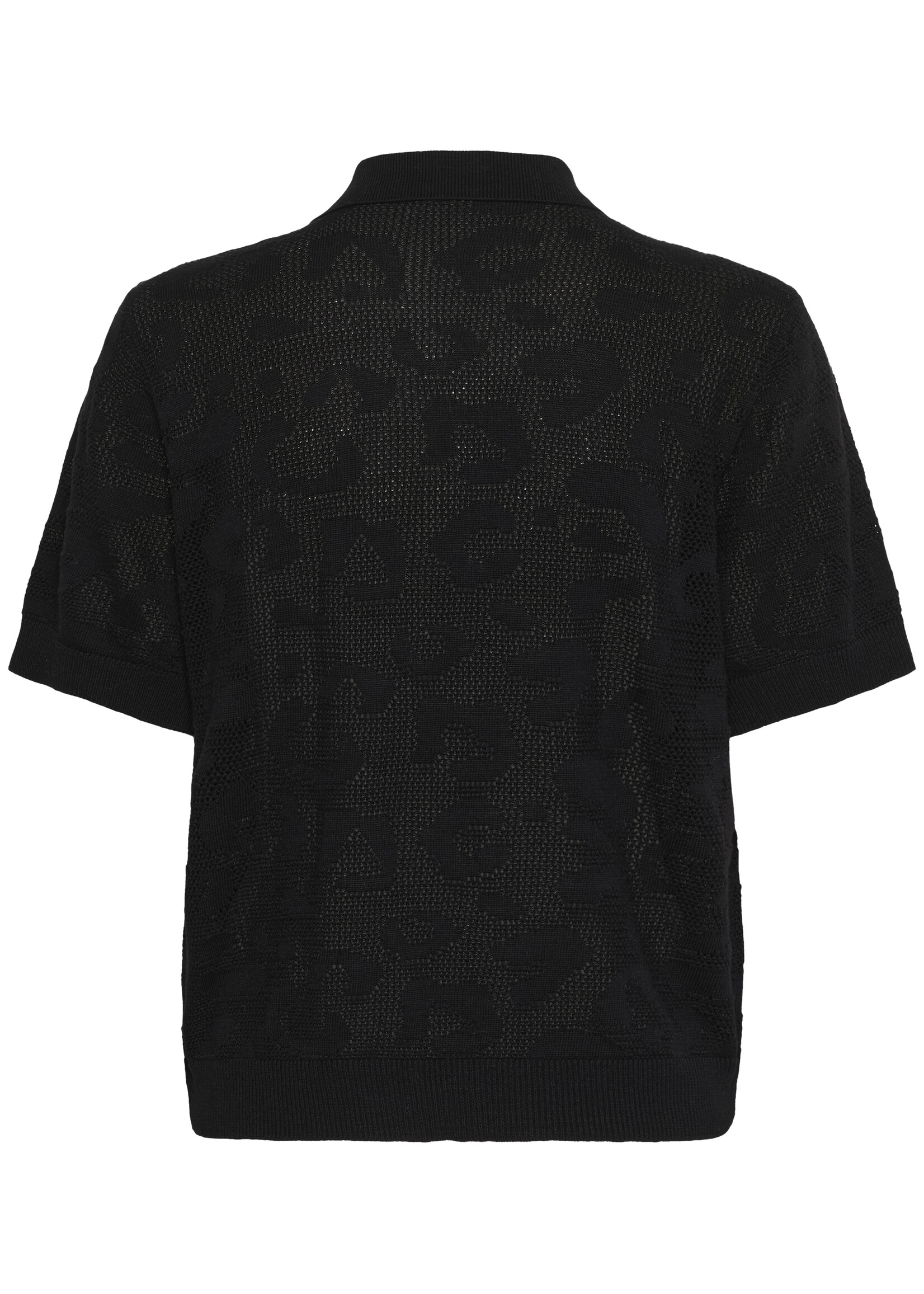 Kaffe Kaffe Abela Mesh Polo Top