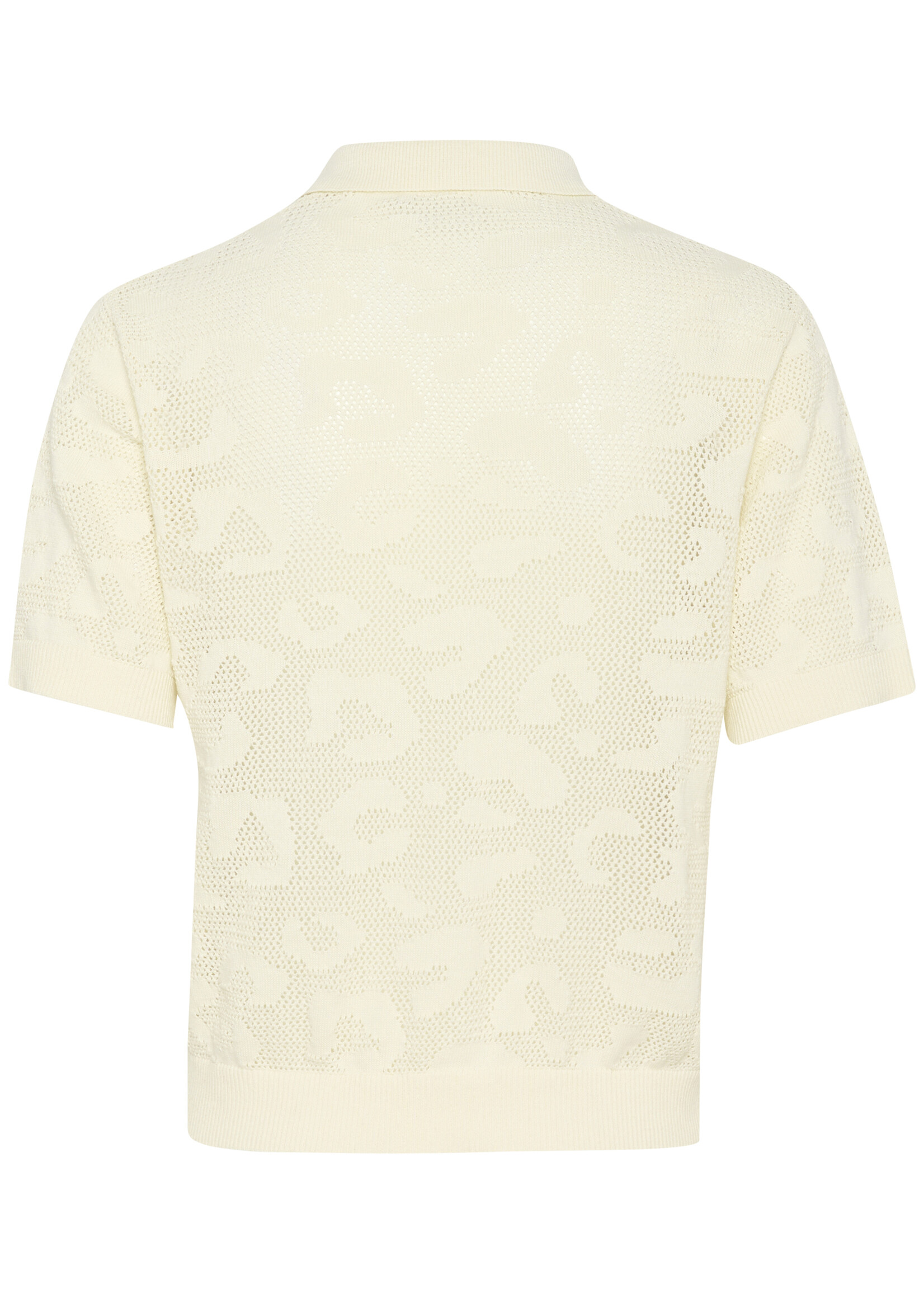 Kaffe Kaffe Abela Mesh Polo Top