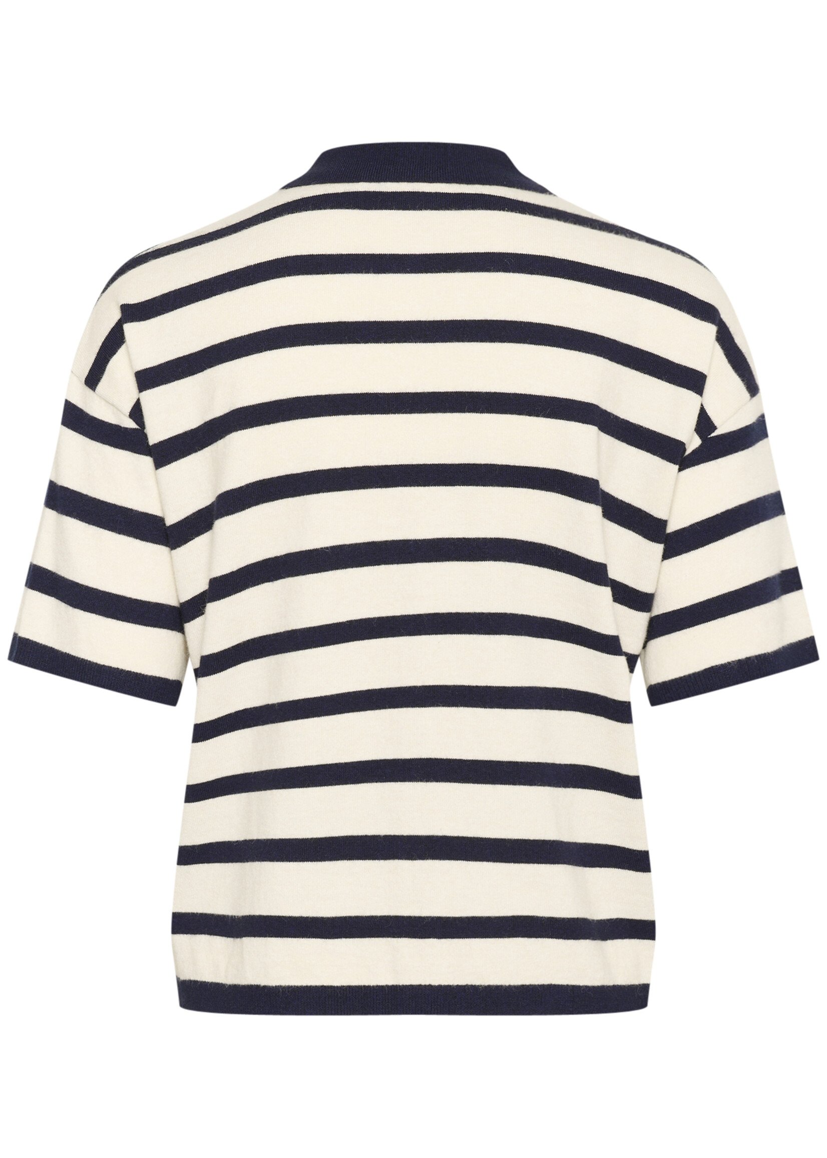 Saint Tropez Saint Tropez Striped Short Sleeve Cardi
