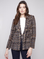 Charlie B Charlie B Tweed Gold Button Blazer