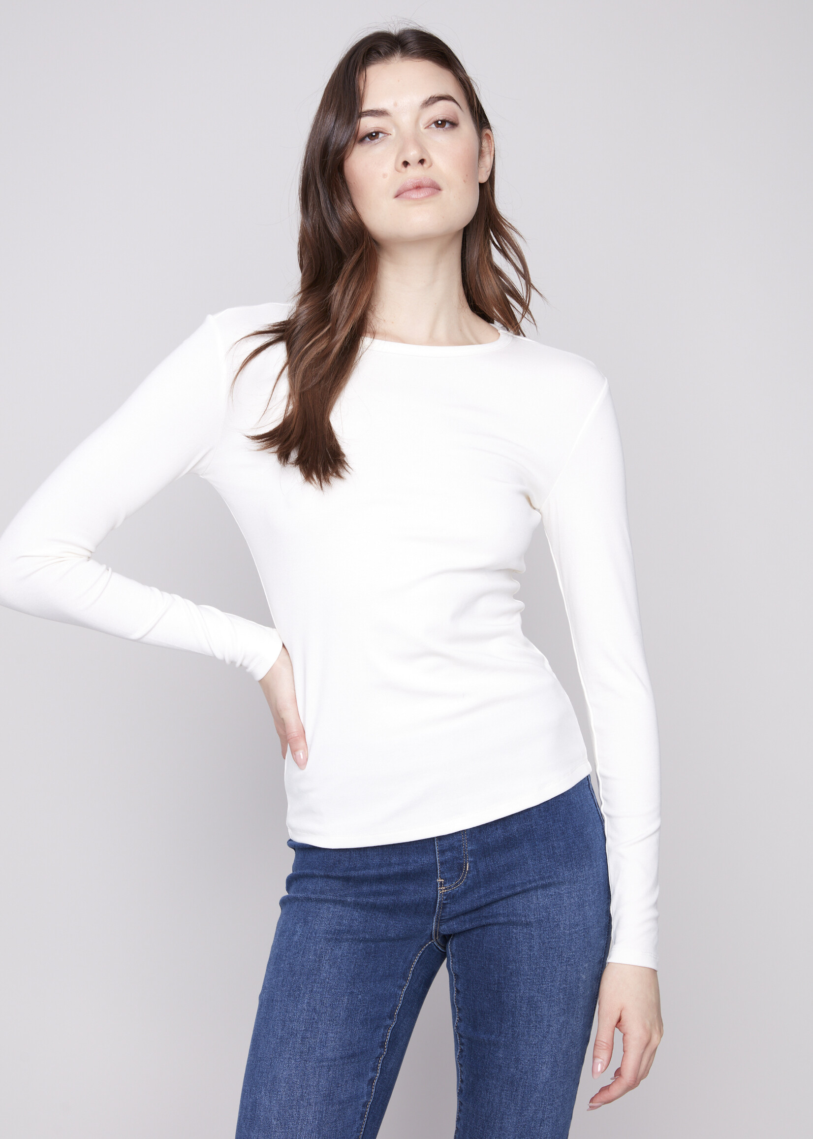 Charlie B Charlie B Long Sleeve Crew Tee