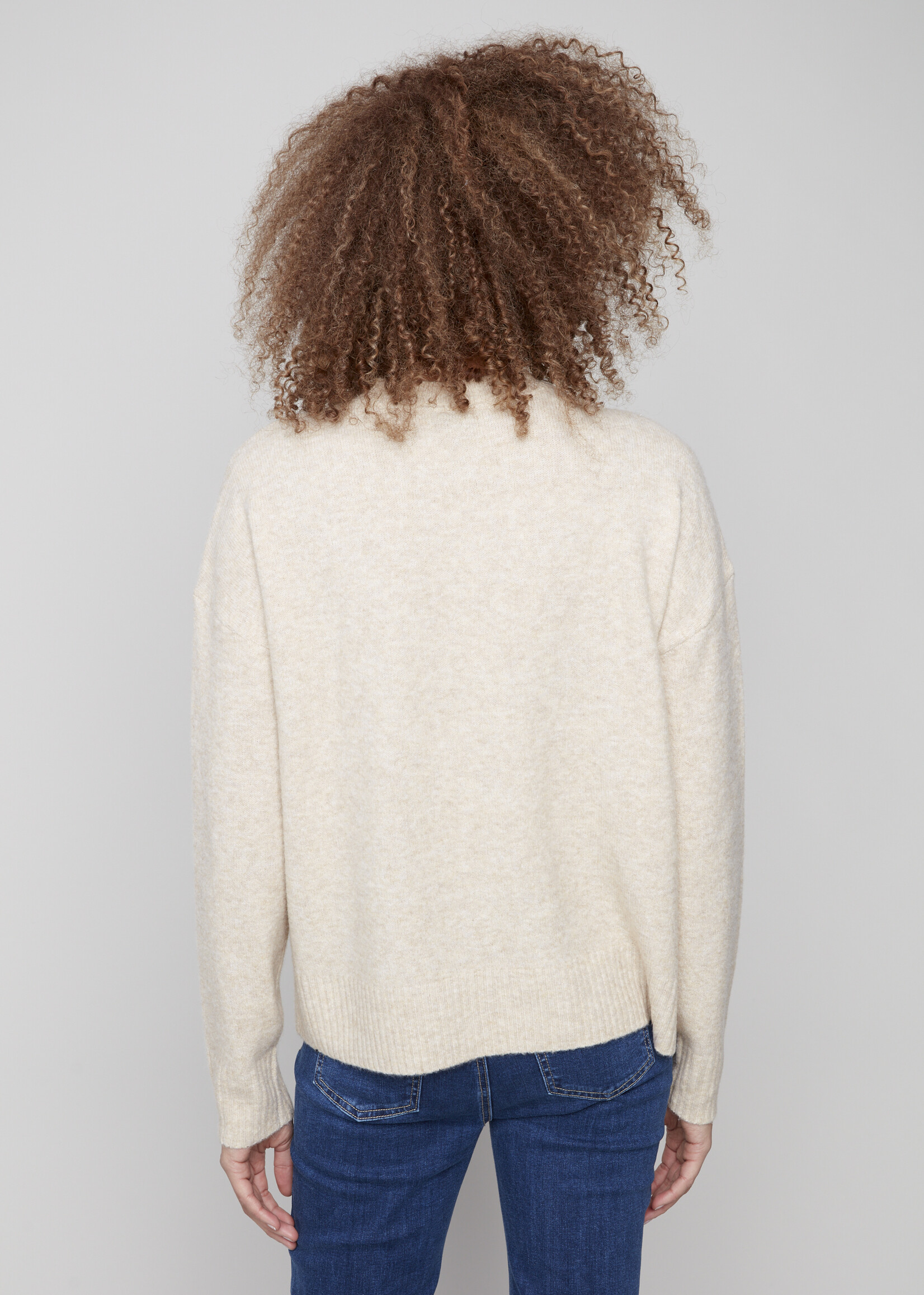 Charlie B Charlie B Abstract Printed Crew Sweater