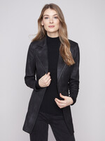 Charlie B Charlie B Faux Suede Long Jacket