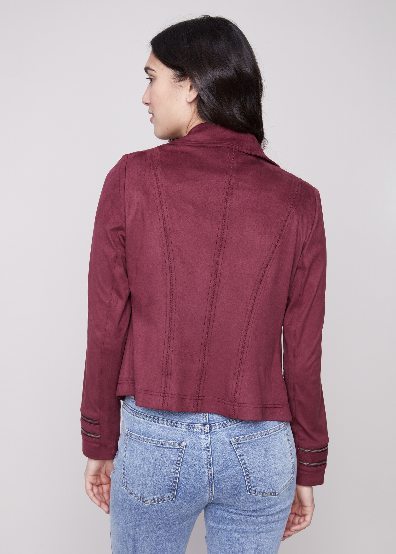 Charlie B Charlie B Faux Suede Jacket