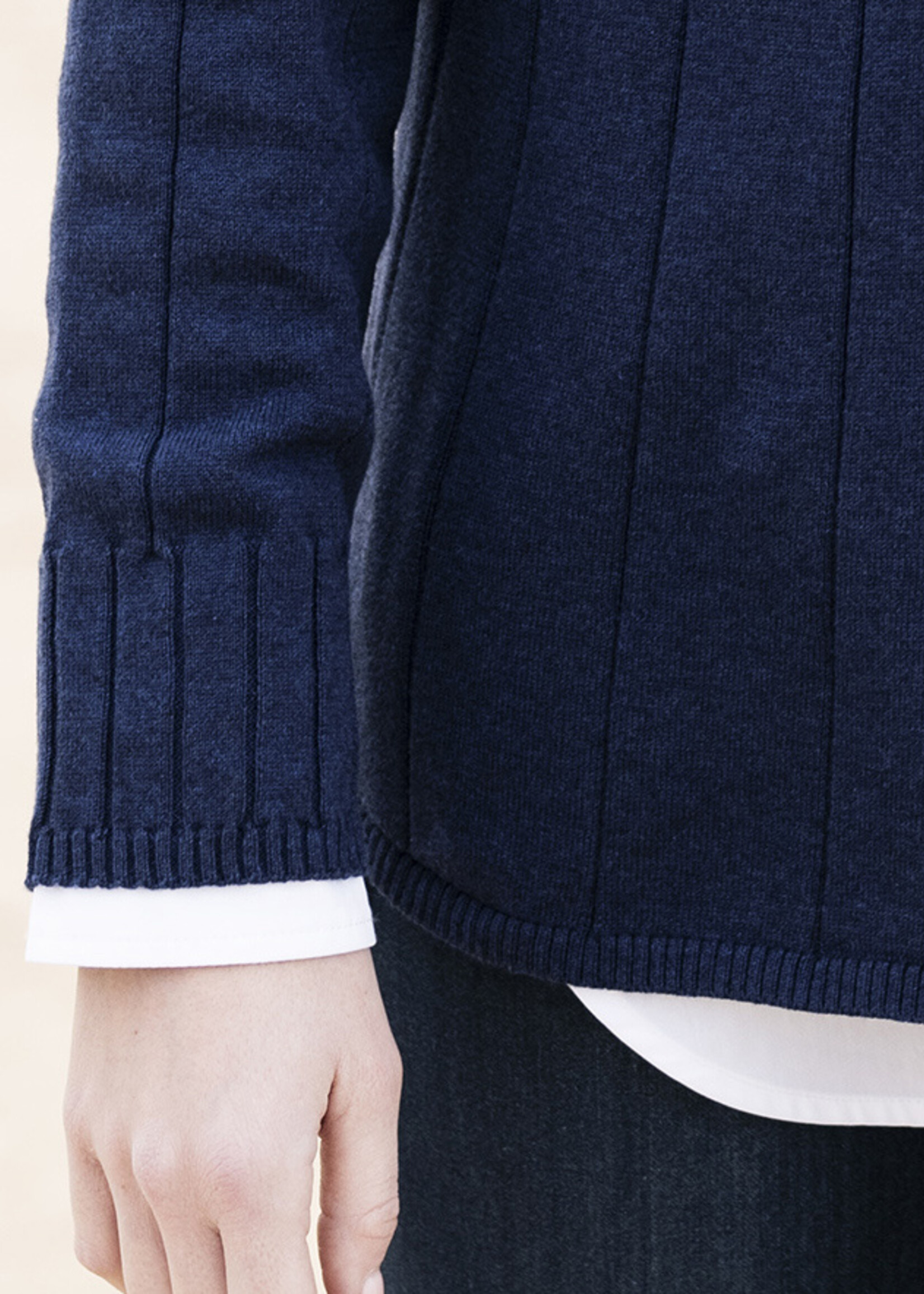Marble Fashion Designs Marble Relaxed Fit Cowl Neck Sweater