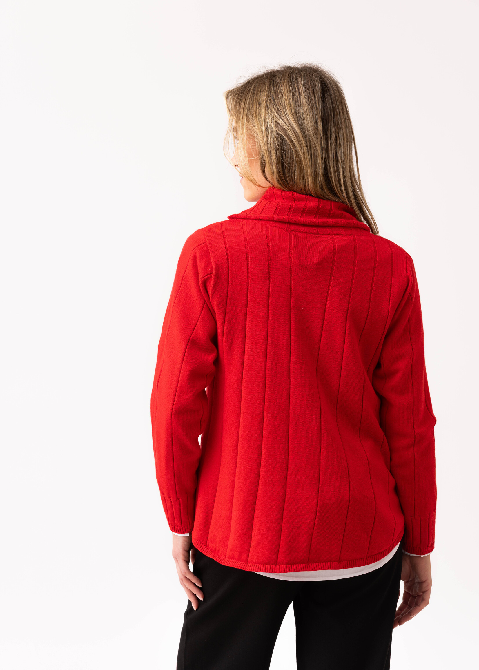 Marble Fashion Designs Marble Relaxed Fit Cowl Neck Sweater