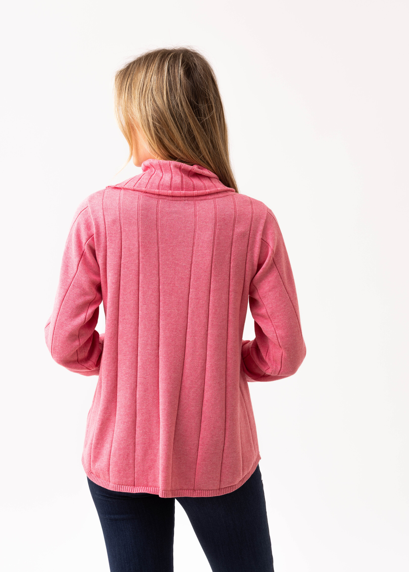 Marble Fashion Designs Marble Relaxed Fit Cowl Neck Sweater