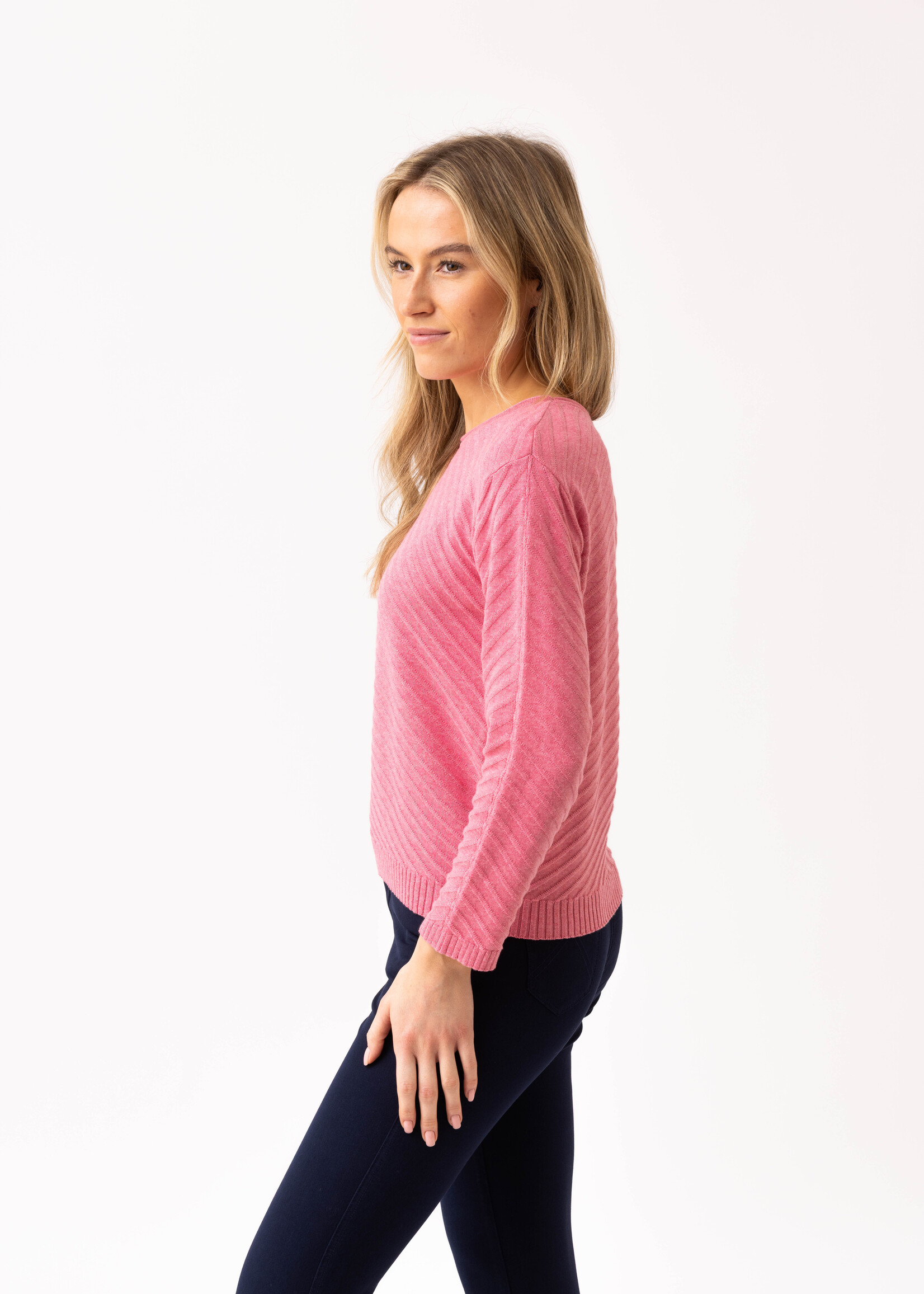 Marble Fashion Designs Marble Chevron Crew Sweater