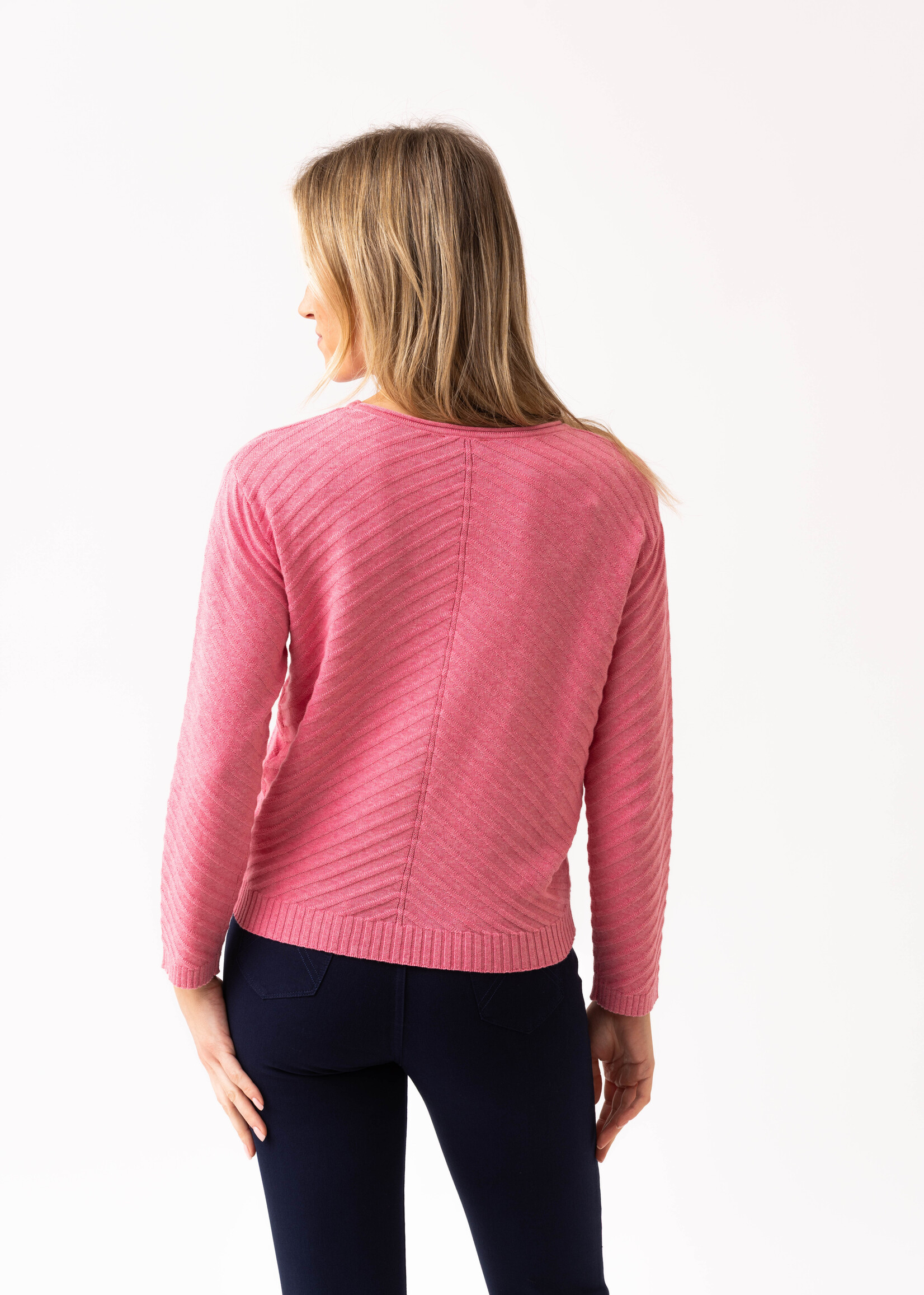 Marble Fashion Designs Marble Chevron Crew Sweater
