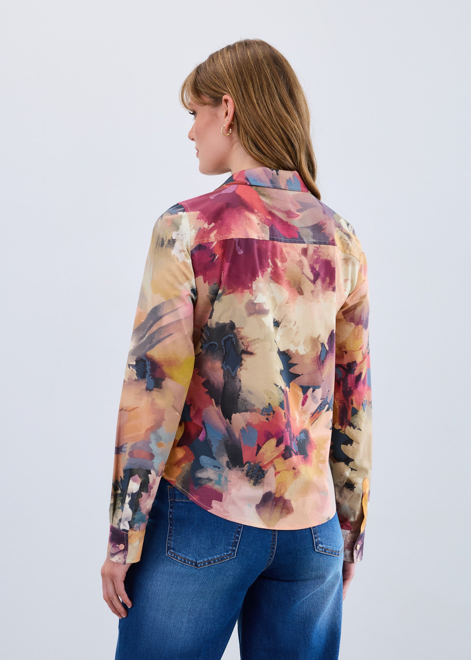 French Dressing Jeans FDJ Watercolour Print Shirt
