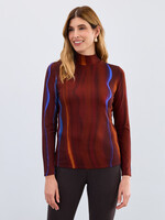 French Dressing Jeans FDJ Mock Neck Top