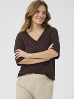Kaffe Kaffe KAlourine Short Sleeve Vneck Sweater